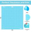 imageHTVRONT Cutting Mat 5 Pack Cutting Mat 12x12Standard Light Strong FabricGrip Compatible with Cricut Maker 3Maker 4MakerExplore 34Air 2One Variety Adhesive Sticky Cutting Mats AccessoriesLight Grip12X122PACK
