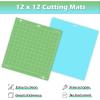 imageHTVRONT Cutting Mat 5 Pack Cutting Mat 12x12Standard Light Strong FabricGrip Compatible with Cricut Maker 3Maker 4MakerExplore 34Air 2One Variety Adhesive Sticky Cutting Mats AccessoriesLight GripStandard Grip12X122PACK