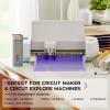 imageHTVRONT Cutting Mat 8 Pcs Cutting Mat 12x12Standard Light Strong FabricGrip Compatible with Cricut Maker 3Maker 4MakerExplore 34Air 2One Variety Adhesive Sticky Cutting Mats AccessoriesPurple