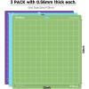 imageHTVRONT Cutting Mat 8 Pcs Cutting Mat 12x12Standard Light Strong FabricGrip Compatible with Cricut Maker 3Maker 4MakerExplore 34Air 2One Variety Adhesive Sticky Cutting Mats AccessoriesGreen Purple Blue