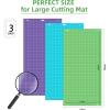imageHTVRONT Cutting Mat 8 Pcs Cutting Mat 12x12Standard Light Strong FabricGrip Compatible with Cricut Maker 3Maker 4MakerExplore 34Air 2One Variety Adhesive Sticky Cutting Mats AccessoriesGreen  Blue  Purple