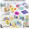 imageHTVRONT Cutting Mat 8 Pcs Cutting Mat 12x12Standard Light Strong FabricGrip Compatible with Cricut Maker 3Maker 4MakerExplore 34Air 2One Variety Adhesive Sticky Cutting Mats AccessoriesGreen Purple Blue
