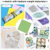 imageHTVRONT Cutting Mat 8 Pcs Cutting Mat 12x12Standard Light Strong FabricGrip Compatible with Cricut Maker 3Maker 4MakerExplore 34Air 2One Variety Adhesive Sticky Cutting Mats AccessoriesGreen