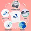 imageHTVRONT Glitter HTV Heat Transfer Vinyl Bundle 12 Rolls  10quot x 5FT Glitter Iron on Vinyl Easy to Cut Iron on Vinyl for Cricut ampamp Cameo Easy to Weed Heat Transfer VinylRoyal Blue