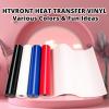 imageHTVRONT Glitter HTV Heat Transfer Vinyl Bundle 12 Rolls  10quot x 5FT Glitter Iron on Vinyl Easy to Cut Iron on Vinyl for Cricut ampamp Cameo Easy to Weed Heat Transfer VinylBlack