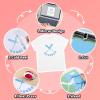 imageHTVRONT Glitter HTV Heat Transfer Vinyl Bundle 12 Rolls  10quot x 5FT Glitter Iron on Vinyl Easy to Cut Iron on Vinyl for Cricut ampamp Cameo Easy to Weed Heat Transfer VinylSky Blue