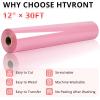 imageHTVRONT Glitter HTV Heat Transfer Vinyl Bundle 12 Rolls  10quot x 5FT Glitter Iron on Vinyl Easy to Cut Iron on Vinyl for Cricut ampamp Cameo Easy to Weed Heat Transfer VinylBaby Pink