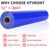 imageHTVRONT Glitter HTV Heat Transfer Vinyl Bundle 12 Rolls  10quot x 5FT Glitter Iron on Vinyl Easy to Cut Iron on Vinyl for Cricut ampamp Cameo Easy to Weed Heat Transfer VinylRoyal Blue