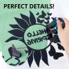 imageHTVRONT Glitter HTV Vinyl Bundle  8 Pack 10quot x 3FT Glitter Heat Transfer Vinyl for T Shirt Glitter Iron on Vinyl Compatible with Cricut Cutting Machine 8 Glitter ColorsReflective HTV