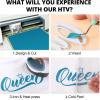 imageHTVRONT Glitter HTV Vinyl Bundle  8 Pack 10quot x 3FT Glitter Heat Transfer Vinyl for T Shirt Glitter Iron on Vinyl Compatible with Cricut Cutting Machine 8 Glitter ColorsAqua Blue