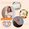 imageHTVRONT Glitter HTV Vinyl Bundle  8 Pack 10quot x 3FT Glitter Heat Transfer Vinyl for T Shirt Glitter Iron on Vinyl Compatible with Cricut Cutting Machine 8 Glitter ColorsGreen