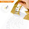 imageHTVRONT Glitter HTV Vinyl Bundle  8 Pack 10quot x 3FT Glitter Heat Transfer Vinyl for T Shirt Glitter Iron on Vinyl Compatible with Cricut Cutting Machine 8 Glitter ColorsGold