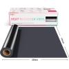 imageHTVRONT Glitter HTV Vinyl Bundle  8 Pack 10quot x 3FT Glitter Heat Transfer Vinyl for T Shirt Glitter Iron on Vinyl Compatible with Cricut Cutting Machine 8 Glitter ColorsBlack