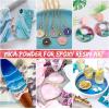 imageHTVRONT Glow in The Dark Pigment Powder 12 colors 07 oz  20 g Each Glow in The Dark Resin Pigment with UV Lamp Glow in the Dark Mica Powder for Epoxy Resin Acrylic Nails Bath Bomb etc26 Colors