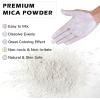 imageHTVRONT Glow in The Dark Pigment Powder 12 colors 07 oz  20 g Each Glow in The Dark Resin Pigment with UV Lamp Glow in the Dark Mica Powder for Epoxy Resin Acrylic Nails Bath Bomb etc100g  White