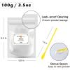 imageHTVRONT Glow in The Dark Pigment Powder 12 colors 07 oz  20 g Each Glow in The Dark Resin Pigment with UV Lamp Glow in the Dark Mica Powder for Epoxy Resin Acrylic Nails Bath Bomb etc100g  White