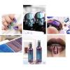 imageHTVRONT Glow in The Dark Pigment Powder 12 colors 07 oz  20 g Each Glow in The Dark Resin Pigment with UV Lamp Glow in the Dark Mica Powder for Epoxy Resin Acrylic Nails Bath Bomb etcChameleon Mica  6 Colors