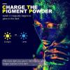 imageHTVRONT Glow in The Dark Pigment Powder 12 colors 07 oz  20 g Each Glow in The Dark Resin Pigment with UV Lamp Glow in the Dark Mica Powder for Epoxy Resin Acrylic Nails Bath Bomb etcGlow in The Dark Powder  12 Colors