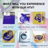 imageHTVRONT HTV Heat Transfer Vinyl Bundle 12 Pack  12quot x 5FT HTV Vinyl Rolls Easy to Cut Iron on Vinyl for All Cutting Machines Easy to Weed Heat Transfer VinylRoyal Blue