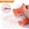 imageHTVRONT HTV Heat Transfer Vinyl Bundle 12 Pack  12quot x 5FT HTV Vinyl Rolls Easy to Cut Iron on Vinyl for All Cutting Machines Easy to Weed Heat Transfer VinylOrange