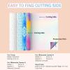 imageHTVRONT HTV Heat Transfer Vinyl Bundle 12 Pack  12quot x 5FT HTV Vinyl Rolls Easy to Cut Iron on Vinyl for All Cutting Machines Easy to Weed Heat Transfer VinylATie Dye