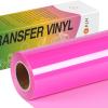 imageHTVRONT HTV Heat Transfer Vinyl Bundle 12 Pack  12quot x 5FT HTV Vinyl Rolls Easy to Cut Iron on Vinyl for All Cutting Machines Easy to Weed Heat Transfer VinylMagenta