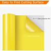 imageHTVRONT HTV Heat Transfer Vinyl Bundle 12 Pack  12quot x 5FT HTV Vinyl Rolls Easy to Cut Iron on Vinyl for All Cutting Machines Easy to Weed Heat Transfer VinylYellow