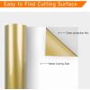 imageHTVRONT HTV Heat Transfer Vinyl Bundle 12 Pack  12quot x 5FT HTV Vinyl Rolls Easy to Cut Iron on Vinyl for All Cutting Machines Easy to Weed Heat Transfer VinylGold