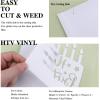 imageHTVRONT HTV Roll Heat Transfer Vinyl  12quot x 8ft White HTV Vinyl for Shirts Iron on Vinyl for All Cutting Machine  Easy to Cut ampamp Weed for Heat Transfer Design WhiteBWhite Glitter
