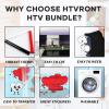 imageHTVRONT HTV Roll Heat Transfer Vinyl  12quot x 8ft White HTV Vinyl for Shirts Iron on Vinyl for All Cutting Machine  Easy to Cut ampamp Weed for Heat Transfer Design WhiteCBlack Red White