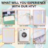 imageHTVRONT HTV Roll Heat Transfer Vinyl  12quot x 8ft White HTV Vinyl for Shirts Iron on Vinyl for All Cutting Machine  Easy to Cut ampamp Weed for Heat Transfer Design WhiteACream