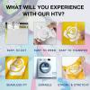 imageHTVRONT HTV Roll Heat Transfer Vinyl  12quot x 8ft White HTV Vinyl for Shirts Iron on Vinyl for All Cutting Machine  Easy to Cut ampamp Weed for Heat Transfer Design WhiteAWhite