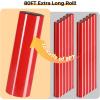 imageHTVRONT HTV Roll Heat Transfer Vinyl  12quot x 8ft White HTV Vinyl for Shirts Iron on Vinyl for All Cutting Machine  Easy to Cut ampamp Weed for Heat Transfer Design WhiteARed