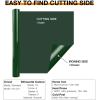imageHTVRONT HTV Roll Heat Transfer Vinyl  12quot x 8ft White HTV Vinyl for Shirts Iron on Vinyl for All Cutting Machine  Easy to Cut ampamp Weed for Heat Transfer Design WhiteADark Green