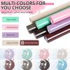 imageHTVRONT HTV Roll Heat Transfer Vinyl  12quot x 8ft White HTV Vinyl for Shirts Iron on Vinyl for All Cutting Machine  Easy to Cut ampamp Weed for Heat Transfer Design WhiteDPink Puff