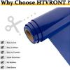 imageHTVRONT HTV Vinyl Rolls  12quot x 15ft Black ampamp White Heat Transfer Vinyl for Shirts IronOn Vinyl for All Cutting Machines  Easy to Cut ampamp Weed for Heat DesignRoyal Blue