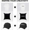 imageHTVRONT HTV Vinyl Rolls  12quot x 15ft Black ampamp White Heat Transfer Vinyl for Shirts IronOn Vinyl for All Cutting Machines  Easy to Cut ampamp Weed for Heat DesignBlack and White