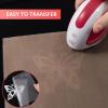 imageHTVRONT HTV Vinyl Rolls  12quot x 15ft Black ampamp White Heat Transfer Vinyl for Shirts IronOn Vinyl for All Cutting Machines  Easy to Cut ampamp Weed for Heat DesignRainbow White
