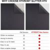 imageHTVRONT HTV Vinyl Rolls  12quot x 15ft Black ampamp White Heat Transfer Vinyl for Shirts IronOn Vinyl for All Cutting Machines  Easy to Cut ampamp Weed for Heat DesignBlack Glitter