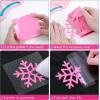imageHTVRONT HTV Vinyl Rolls  12quot x 15ft Black ampamp White Heat Transfer Vinyl for Shirts IronOn Vinyl for All Cutting Machines  Easy to Cut ampamp Weed for Heat DesignPink