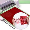 imageHTVRONT HTV Vinyl Rolls  12quot x 15ft Black ampamp White Heat Transfer Vinyl for Shirts IronOn Vinyl for All Cutting Machines  Easy to Cut ampamp Weed for Heat DesignRed Glitter