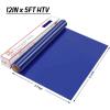 imageHTVRONT HTV Vinyl Rolls Heat Transfer Vinyl  12quot x 5ft Aqua Blue HTV Vinyl for Shirts Iron on Vinyl for All Cutter Machine  Easy to Cut ampamp Weed for Heat Vinyl Design Aqua BlueNavy Blue