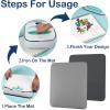 imageHTVRONT Heat Press Mat Compatible with Cricut Cutting Machine 115quotx115quot Heat Press Pad for Craft Vinyl Ironing Insulation Transfer Double Sided Applicable Mat15x15