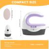 imageHTVRONT Heat Press Mini Heat Press Machine Small Heat Press Portable Iron Press Machine for T Shirts Hats Heating Transfer Projects MintLavender Purple