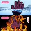imageHTVRONT Heat Resistant Gloves for Sublimation  2Pcs Heat Gloves for Sublimation with Silicone Bumps Heat Resistant Work Gloves for Women Universal Fit SizePlus Size