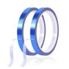 imageHTVRONT Heat Resistant Tape  10mm X 33m Blue Heat Transfer Tape 2 Rolls Heat Tape No Residue High Temperature Tape High Adhesion Heat Tape for Sublimation Heat Press HTV Heat Transfer TapeBlue