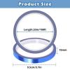 imageHTVRONT Heat Resistant Tape  10mm X 33m Blue Heat Transfer Tape 2 Rolls Heat Tape No Residue High Temperature Tape High Adhesion Heat Tape for Sublimation Heat Press HTV Heat Transfer TapeBlue