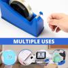 imageHTVRONT Heat Resistant Tape  10mm X 33m Blue Heat Transfer Tape 2 Rolls Heat Tape No Residue High Temperature Tape High Adhesion Heat Tape for Sublimation Heat Press HTV Heat Transfer TapeWhite