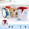 imageHTVRONT Heat Resistant Tape  10mm X 33m Blue Heat Transfer Tape 2 Rolls Heat Tape No Residue High Temperature Tape High Adhesion Heat Tape for Sublimation Heat Press HTV Heat Transfer TapeBlue