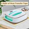 imageHTVRONT Heat Resistant Tape  10mm X 33m Blue Heat Transfer Tape 2 Rolls Heat Tape No Residue High Temperature Tape High Adhesion Heat Tape for Sublimation Heat Press HTV Heat Transfer TapeBrown